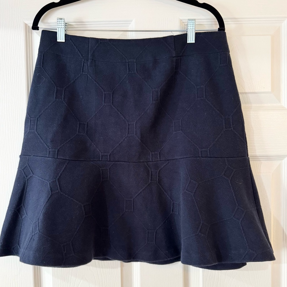Tommy Hilfiger Navy Blue Trumpet Skirt